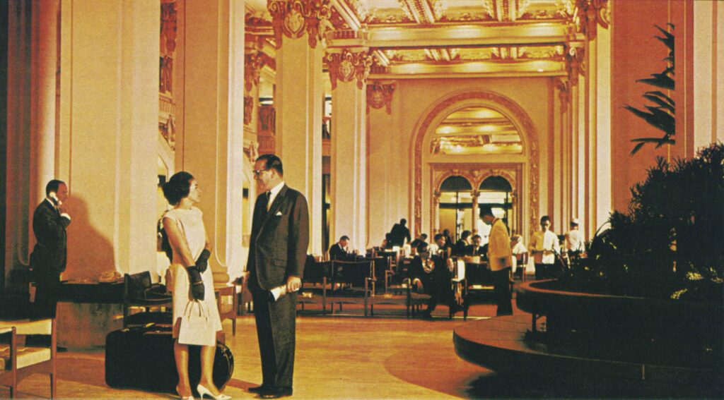 The famous Lobby at the Peninsula Hong Kong