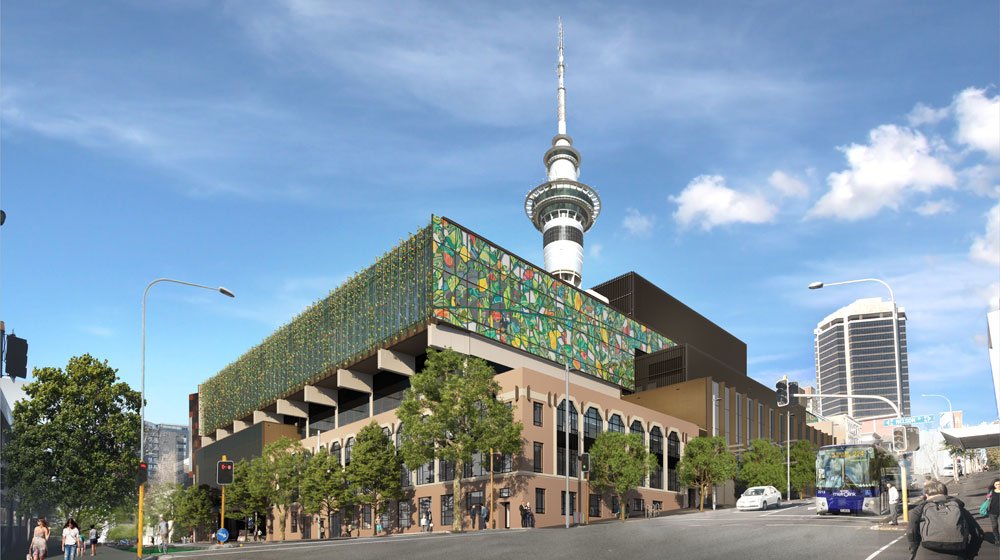 NZICC exterior artwork commissioned