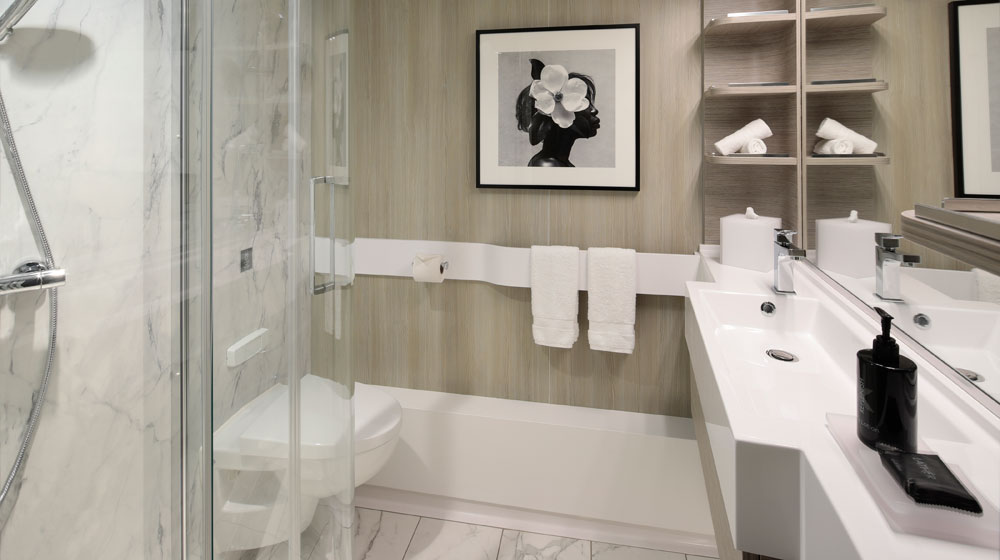 Celebrity Cruises &copy Celebrity Edge | Edge Stateroom - Bathroom