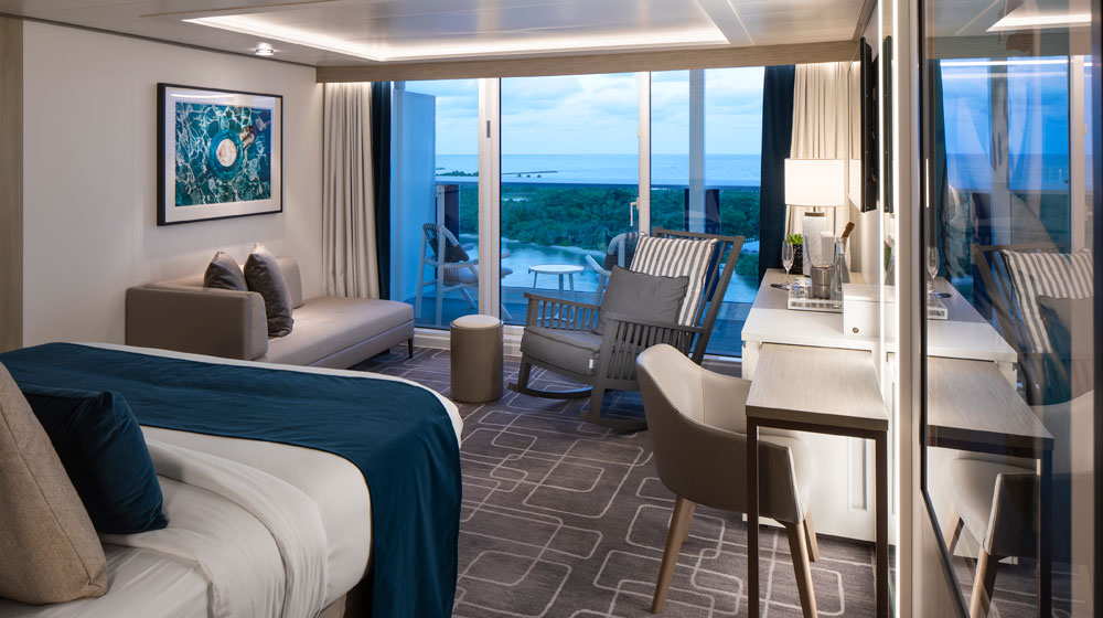Celebrity Cruises &copy Celebrity Edge Sky Suites - Bedroom