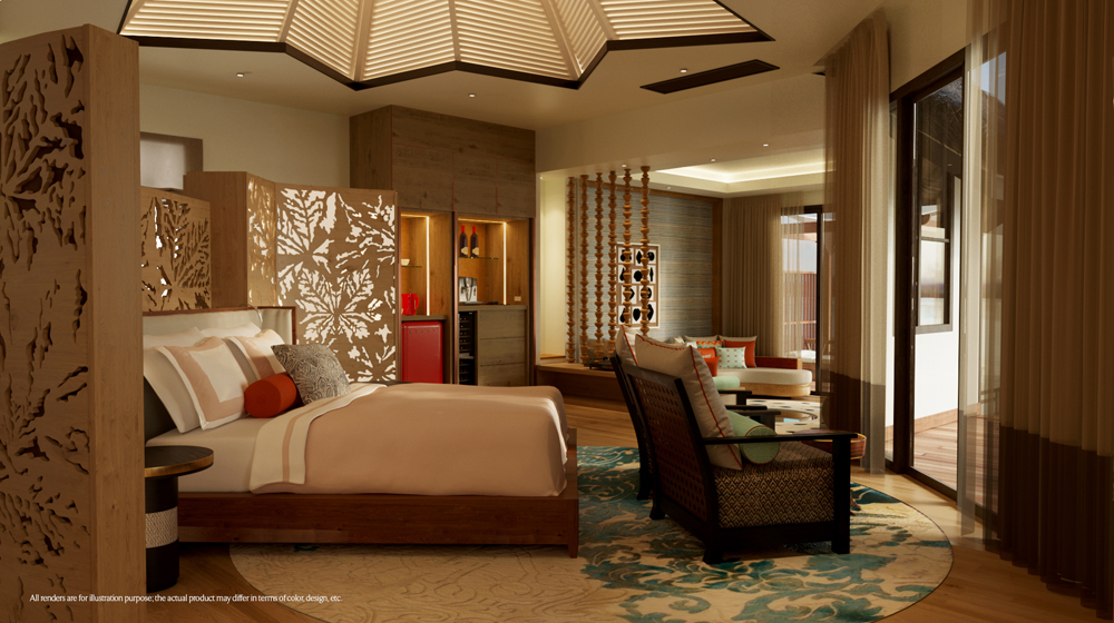 Jumeirah Vittaveli | Infinity Pool Ocean Villa - Bedroom