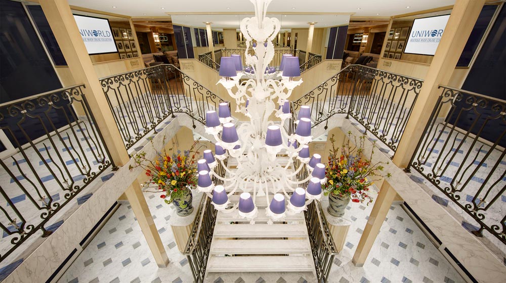 SS Beatrice | Lobby Grand Staircase