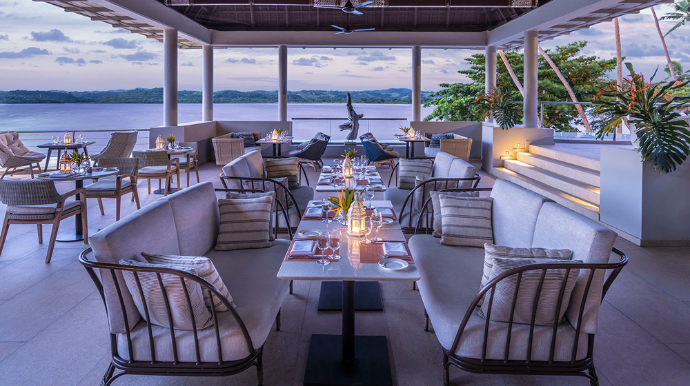 Shangri-La's Fijian Resort & Spa | Golden Cowrie Coastal Italian Outdoor Deck