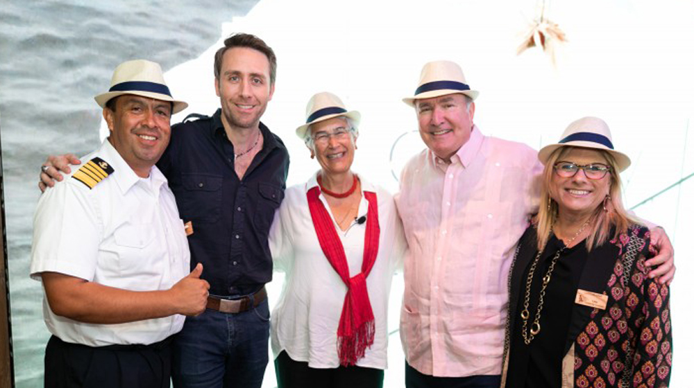 Celebrity flora christening