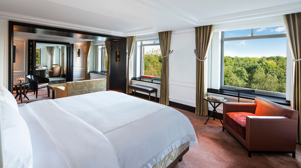 Ritz Carlton NYC Central Park Royal Suite Master Bedroom