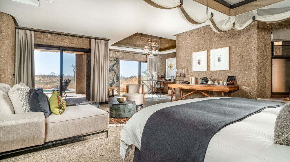 Sabi Sabi Earth Lodge | Lux Suite Bedroom