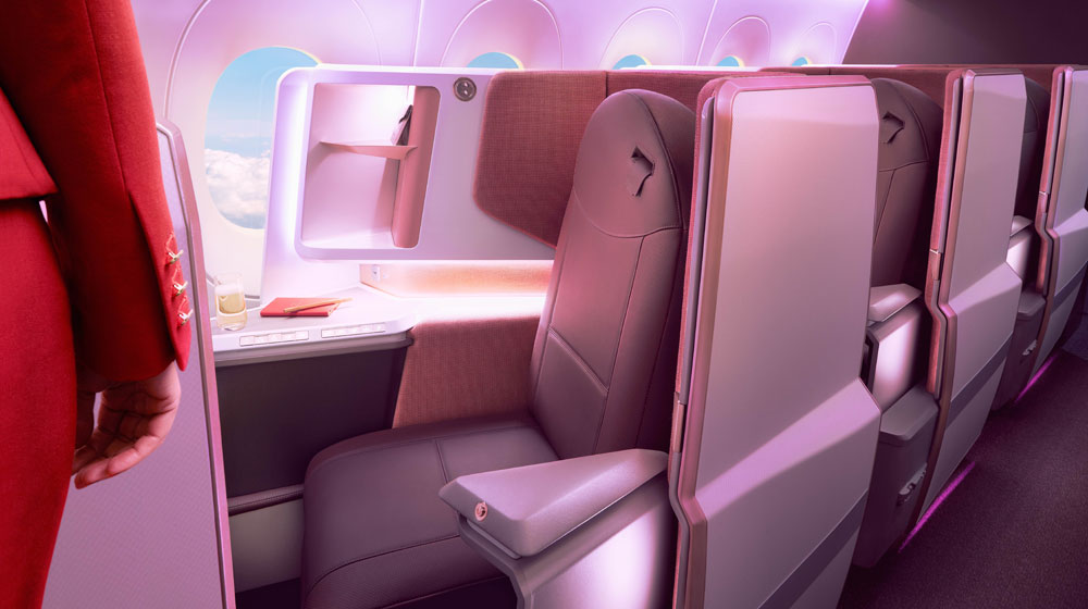 Virgin Atlantic's Airbus A350 Upper Deck