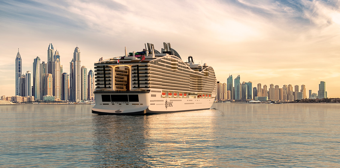 MSC World Europa will homeport in Dubai for its inaugural deployment